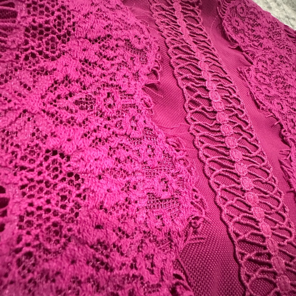 Francesca’s Dark Pink Dress - Picture 3 of 5